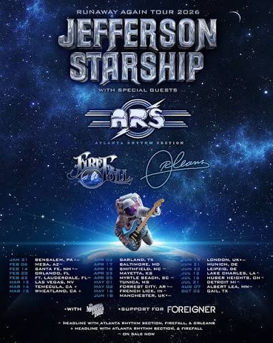 Jefferson Starship 2026–2027 tour poster
